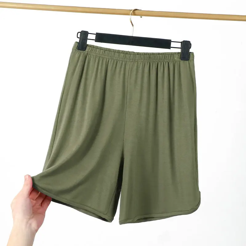 Modale Shorts in großen Größen, Sommer, lässig, lockere kurze Hose, dünne Hose mit weitem Bein über dem Knie, einfarbig, XL bis 6XL