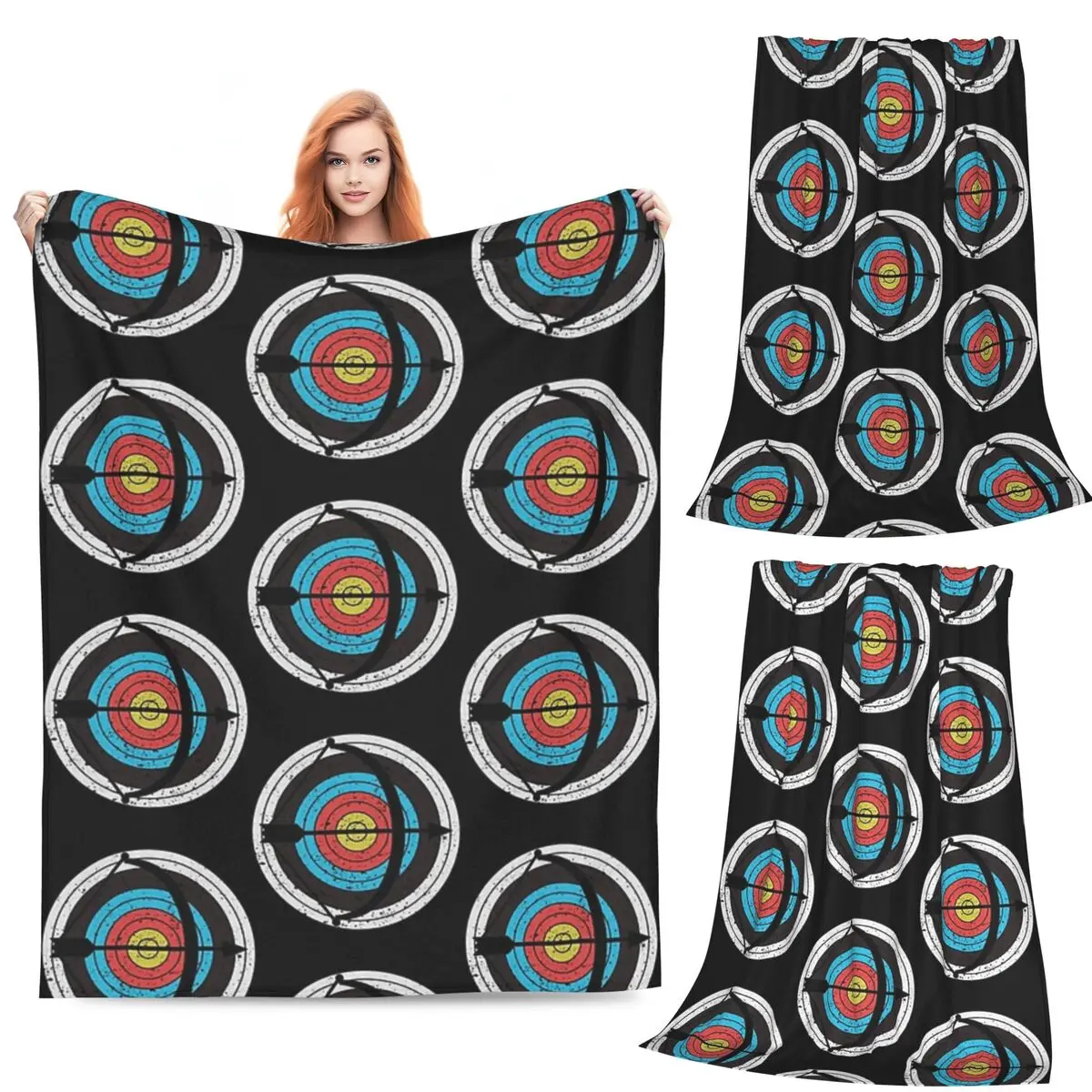 

VIntage Archery Archer Gift Idea Blanket Flannel Sofa Throw Blanket Breathable for Home Bedroom Outdoor Throws Bedspread Quilt
