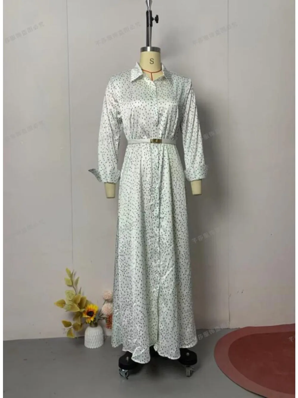 Eid femmes Robe musulmane Abaya imprimé fleuri fête Jalabiya Ramadan robes longues robes Largos arabe longue Robe maroc caftan