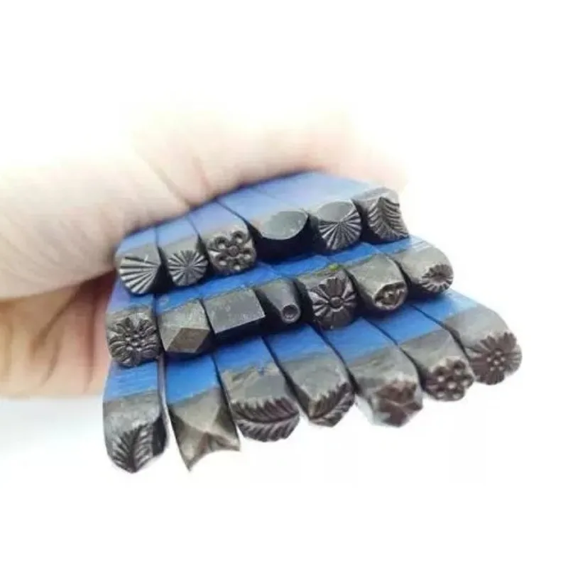 For 45 Steel Jewelry Engraved Temporary, Flower Anvil, Chisel DIY Hand Engraving