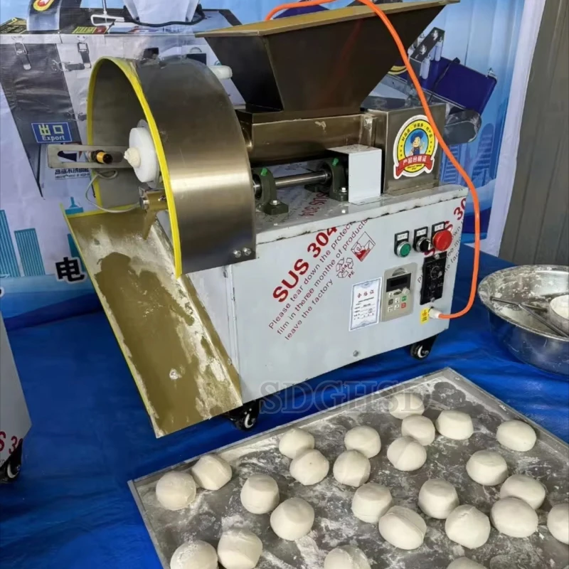 

Commercial Dough Cutting Machine Automatic Dough Ball Divider Rounder Pizza Bread Dough Ball Rolling Making for Bakery