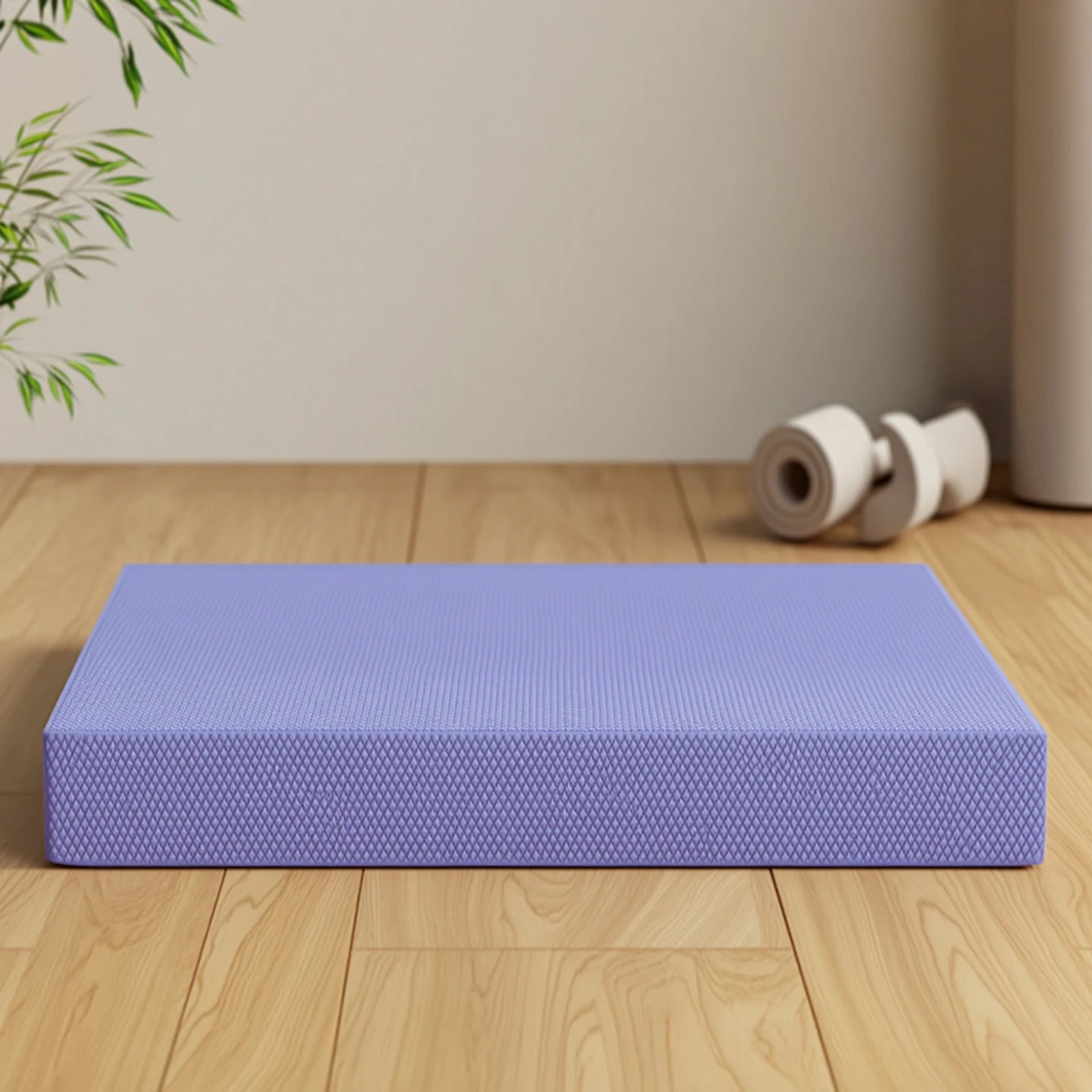 Foam Pad with Textured Surface Supportive Kneeling Pad Mat Non-Slip Cushion Easy to Clean for Fitness Enthusiasts