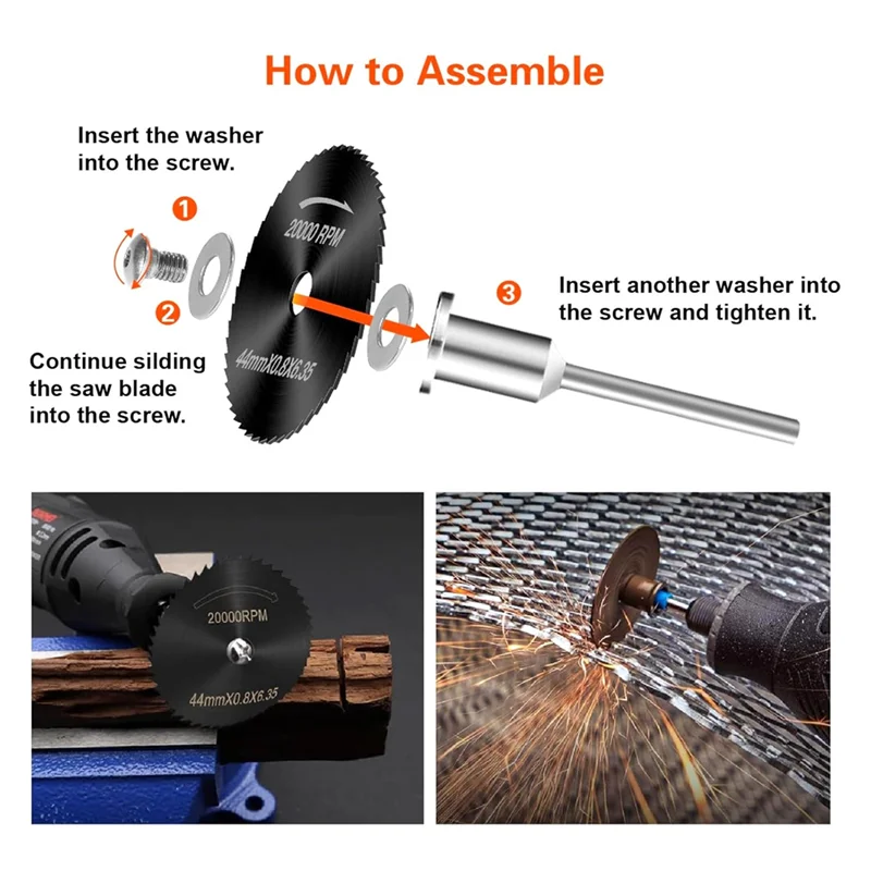 ABLL-ドリル鋸刃ロータリーツール用 12 個マンガン鋼鋸ディスクホイール切断刃木材プラスチックアルミニウム切断用