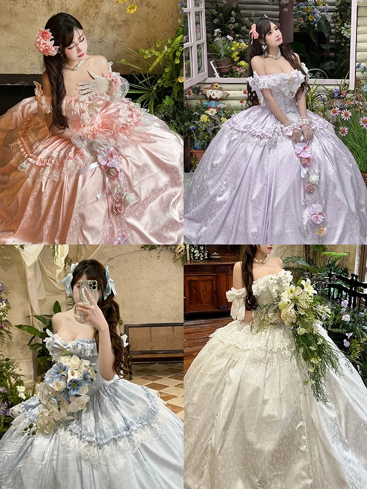 Robe Maxi de mariage pour femmes, tenue de princesse élégante, coupe cintrée, épaules dénudées, pour cérémonie romantique, Bar Mitzvah, nouvelle collection été