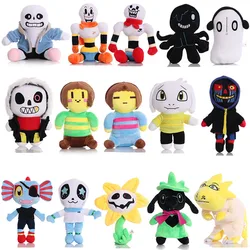 Hot Undertale giocattoli di peluche 20-30 cm Undertale Sans bambola di peluche Papiro Ootopus Musica Alphys Frisk peluche ripiene per i regali dei bambini