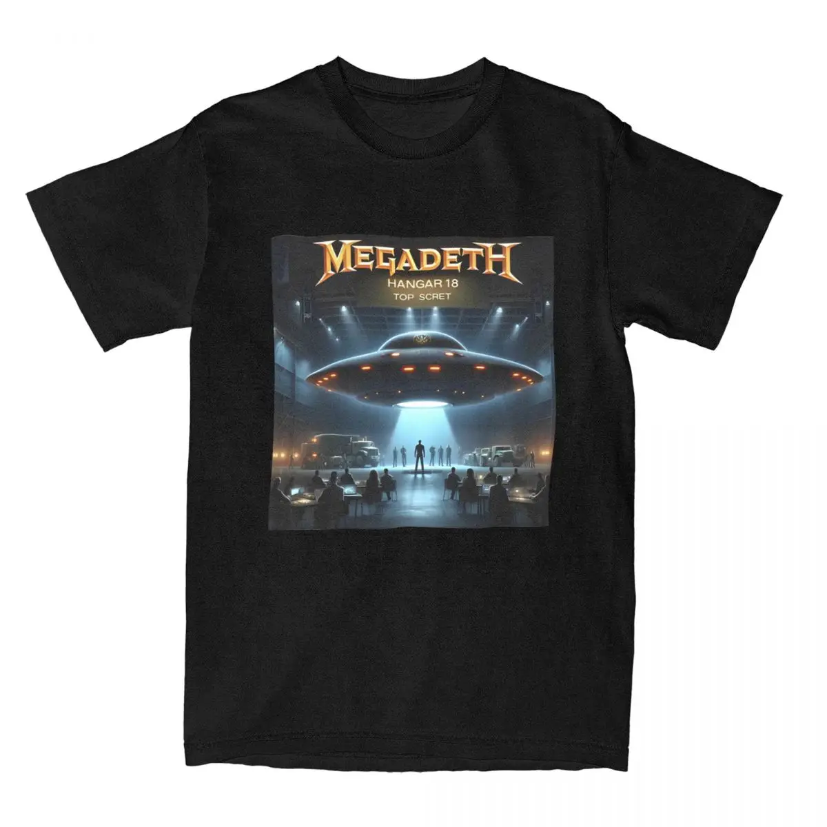 Megadeths Hanger T Shirt for Men Women Cotton Vintage T-Shirt Hip Hop Metal Rock Band Tee Shirt Short Sleeve Clothes Gift Idea