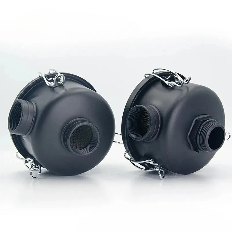 F004 1-1/4" DN32mm Air Filter Housing for Vacuum Pump 1pcs Blower  Spare Parts Inlet Filter Assembly