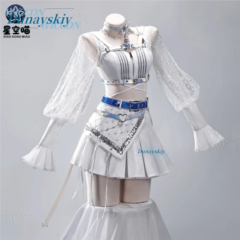 

Cosplay Costume Wuthering Waves Solar 5 Birthday Party Yuno Full Set Anime Game Outfit For Women Anime Party Suit Lolita Party