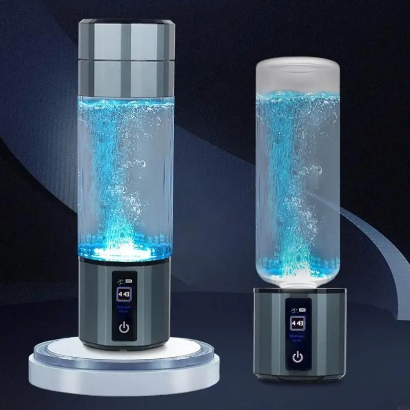 

High Borosilicate Glass Hydrogens Water Bottle Feature Auto Electrolysis Function For Daily Hydrations And Support B03E