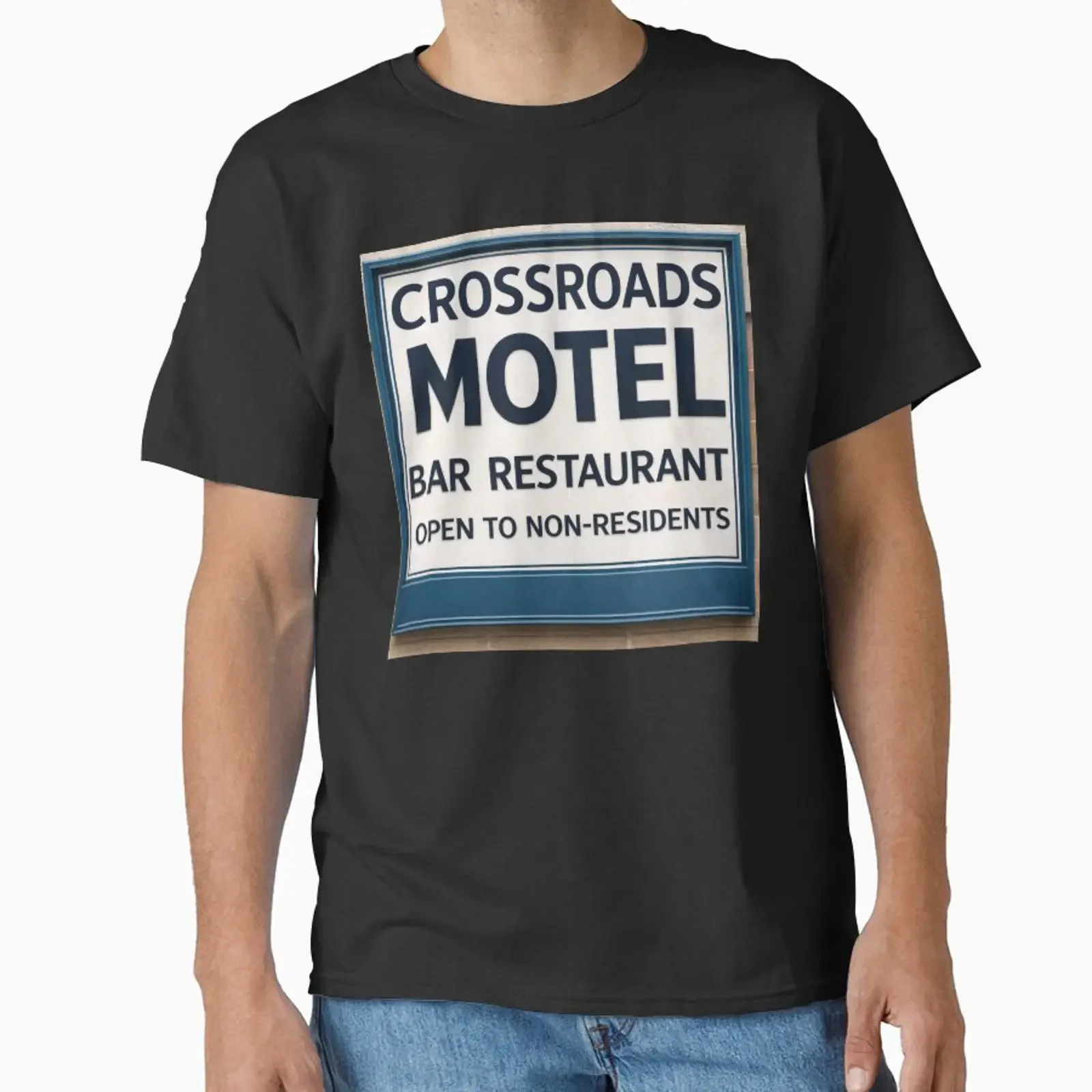 Футболка с культовым логотипом Crossroads Classic, винтажная, с эффектом потертости, для повседневной носки, мягкая, дышащая, удобная, стильная.
