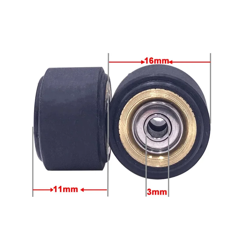 6PCS Roland VP540 Cutting Plotter Paper Pressure Pinch Roller for Roland GX-24 GX-500 GS24 GR540 Rubber Push Press Roller Wheel