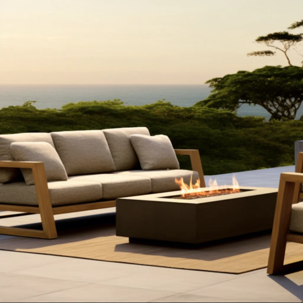 

Sigma Modern Customized Outdoor Waterproof Teak Wood Furniture Sectional Sofa Set for Living Room Dining Courtyard Farmhouses