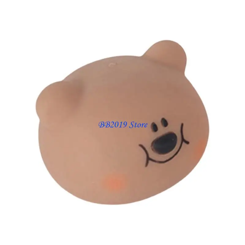 Q0KB 휴대용 및 탄력있는 짜기 토끼 돼지 스트레스가 많은 시간을위한 사랑스러운 창조적 인 장난감 장식 손 사무실 장식품