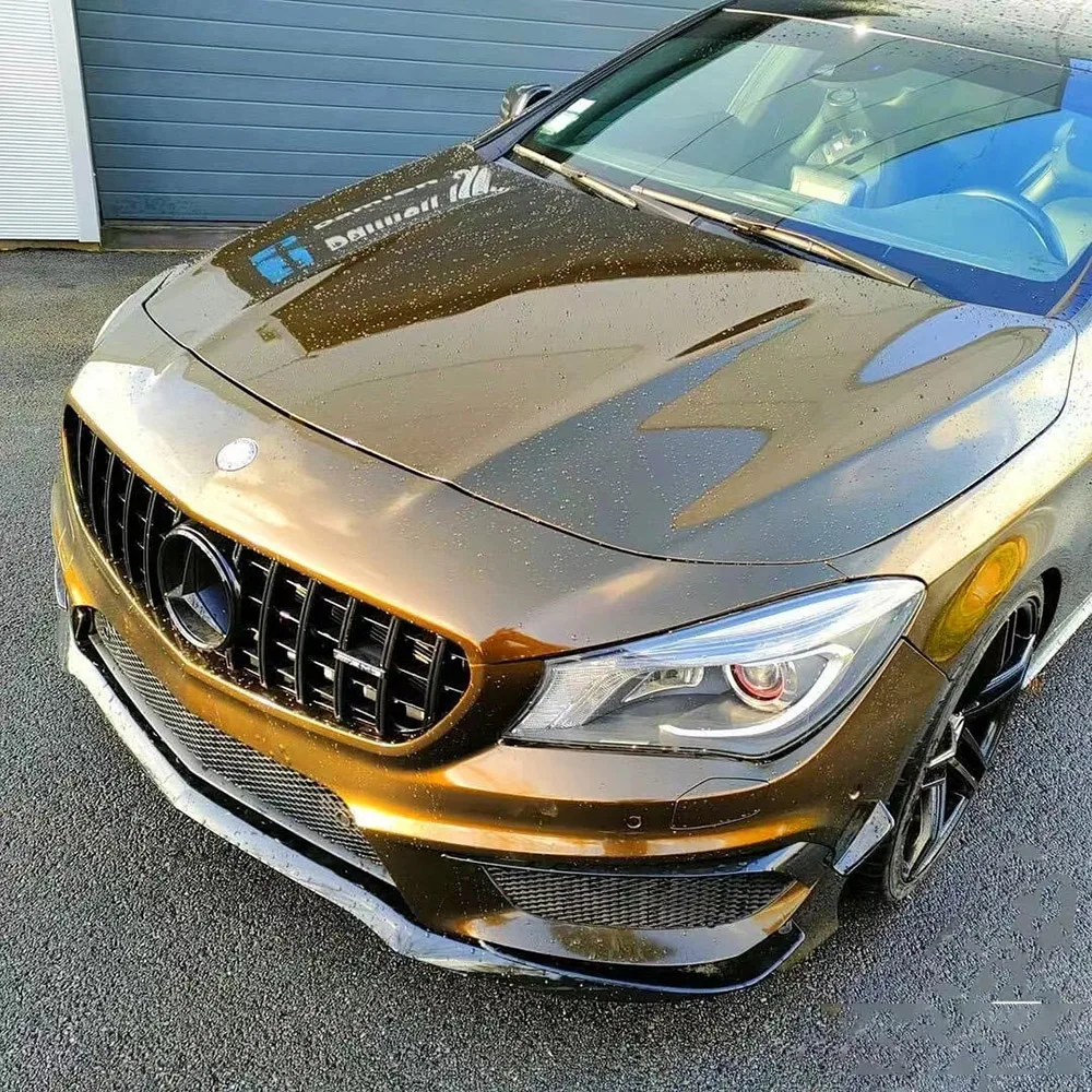 

Wrapmaster 5M/10M/18M Gloss Paint Metal Midnight Gold Automobile Film Wrap Car Sticker