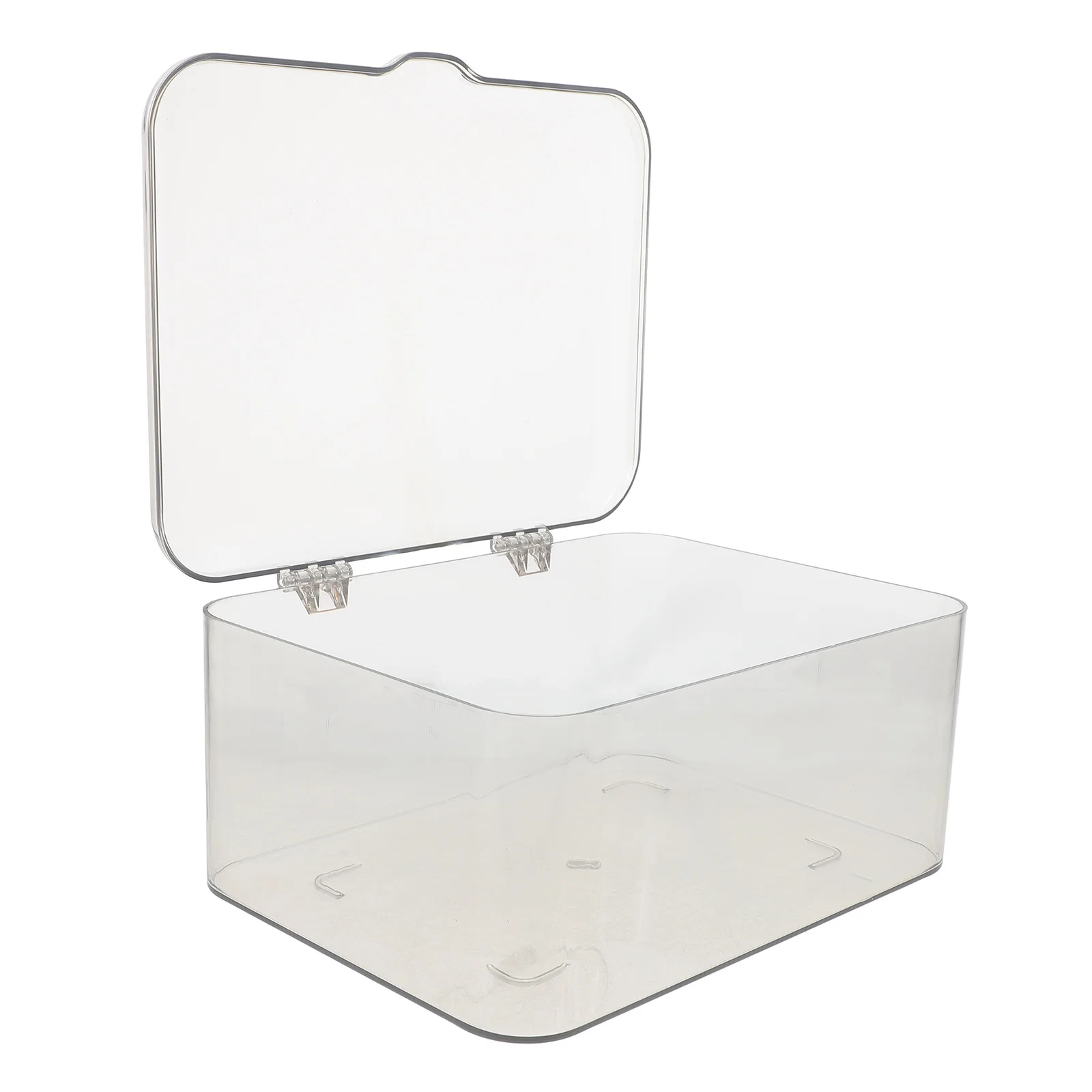 

Clear Plastic 3-Tier Makeup Organizer Box For Cosmetics Lipstick Perfume Storage Countertop Vanity Desktop Bathroom Holder