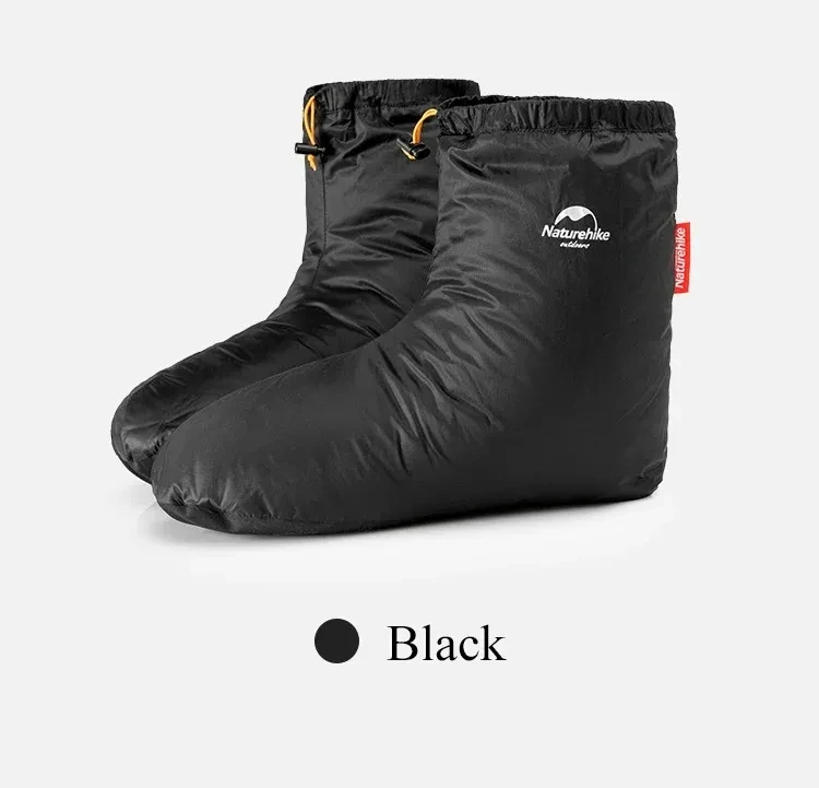 Naturehike Winter Warme Daunenschuhüberzüge für Outdoor -15°C ℃ ~0 ℃ Wasserdichte Winddichte Gänse- und Entendaunen Thermische Fußabdeckung Unisex Daunenstiefel – Detail 12
