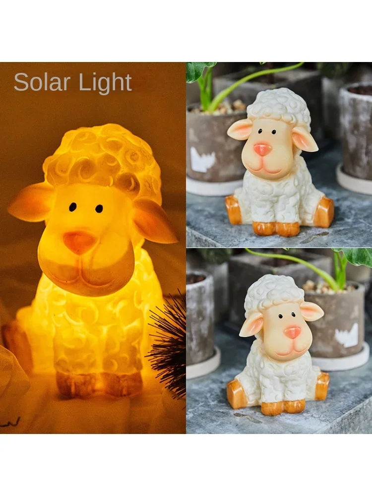 Garden Decoration Solar Lamp Gardening Decorative Creative Light-Emitting Small Animal Home Decor