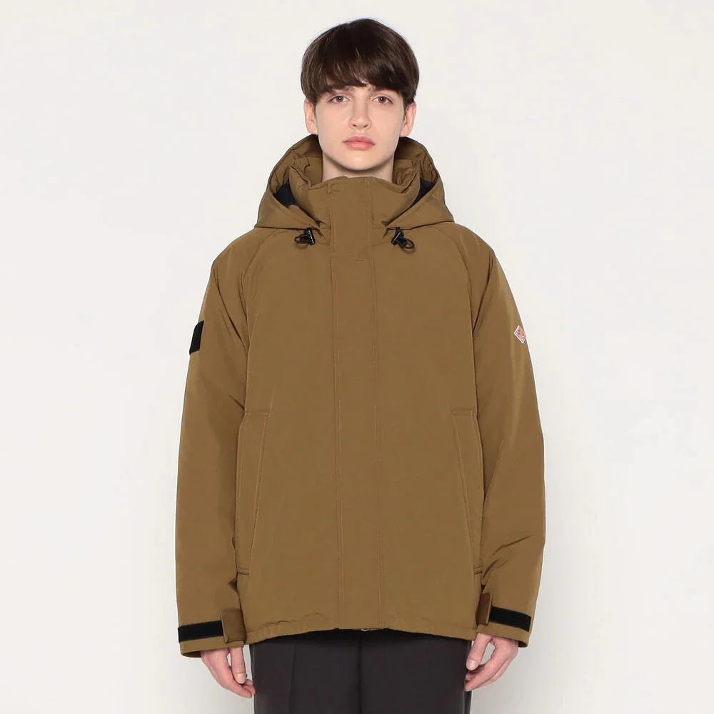 BEAMS × Danton 25aw Piumino caldo ispessito con cappuccio allentato antivento vintage