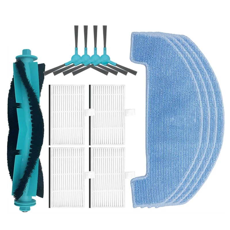 لقطع غيار Liectroux M70 Pro/Honor Choice M1/R3 Plus/DEXP Vacumatic MC-700-الفرشاة الرئيسية والفرشاة الجانبية والفلتر ومجموعة الممسحة #1