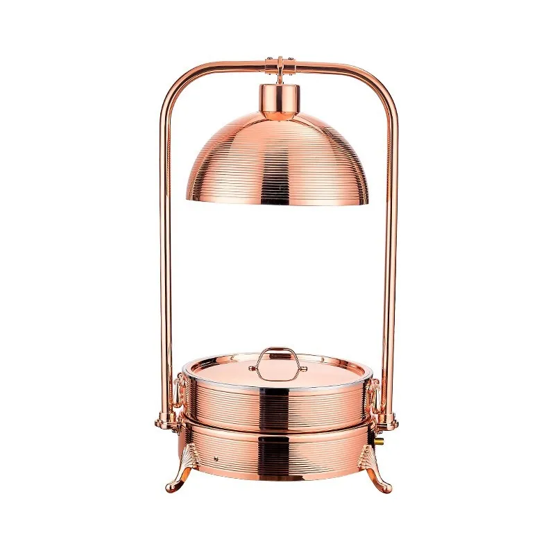 

Light luxury new buffet stove hotel buffet food food heating lamp stand buffet insulation pot