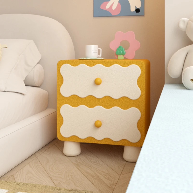 

Dopamine creative cute simple modern bedside table small apartment bedroom bedside locker