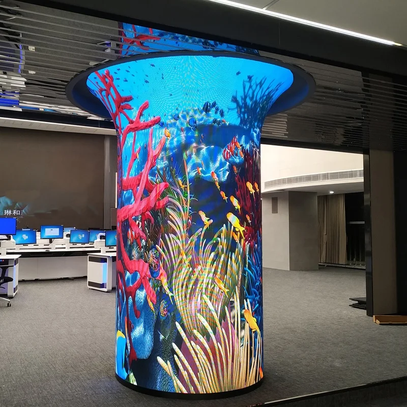 High Brightness Indoor Outdoor Waterproof Video Wall Led Wall Panel Led Screen Soft Display