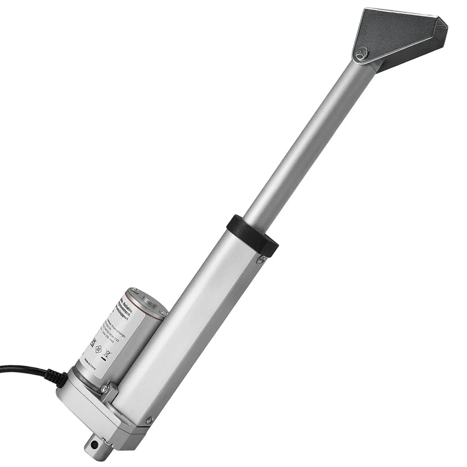 

Линейный привод 12В, высокоскоростной линейный актуатор 4 дюйма (0,6 фута/с), 225 фунтов/1000 Н, с защитой IP54 и монтажным кронштейном для