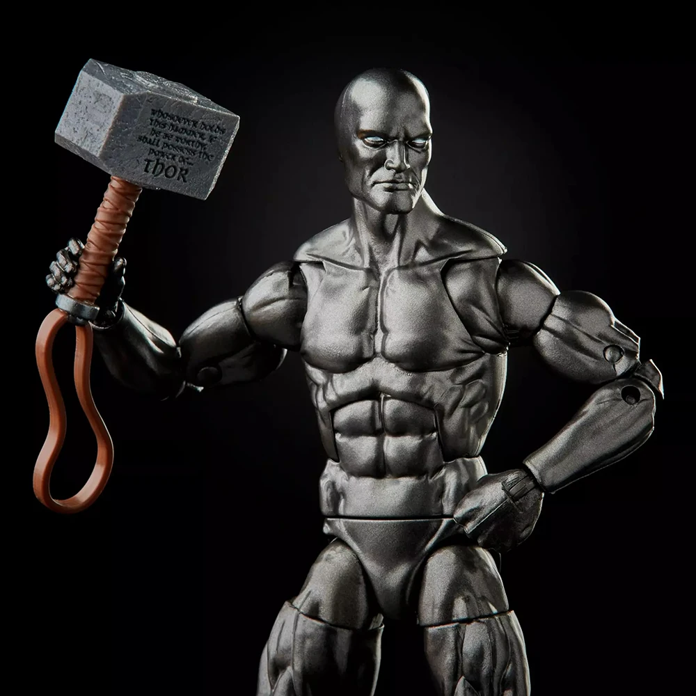 [In-Stock] Original Hasbro Marvel Legends Series Silver Surfer With Mjolnir 15cm Collectible Action Anime Figure Model Toys