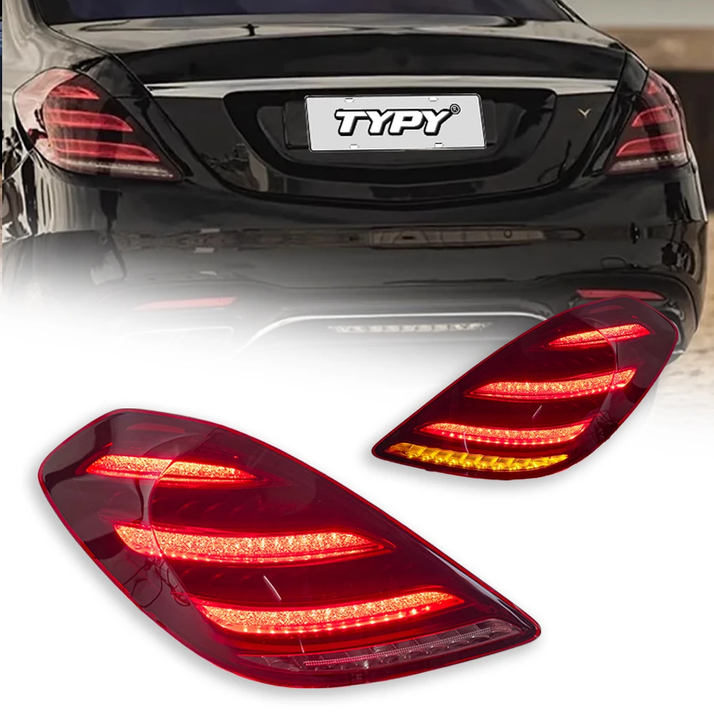 Dynamic Turn Signal Tail Lamp Auto Accessories Upgrade Modified New LED For Benz S Class W222 2013-2016 Taillights