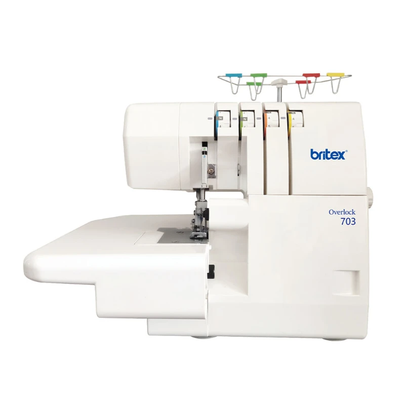 China Factory Britex BR-703 household mini overlock sewing machine