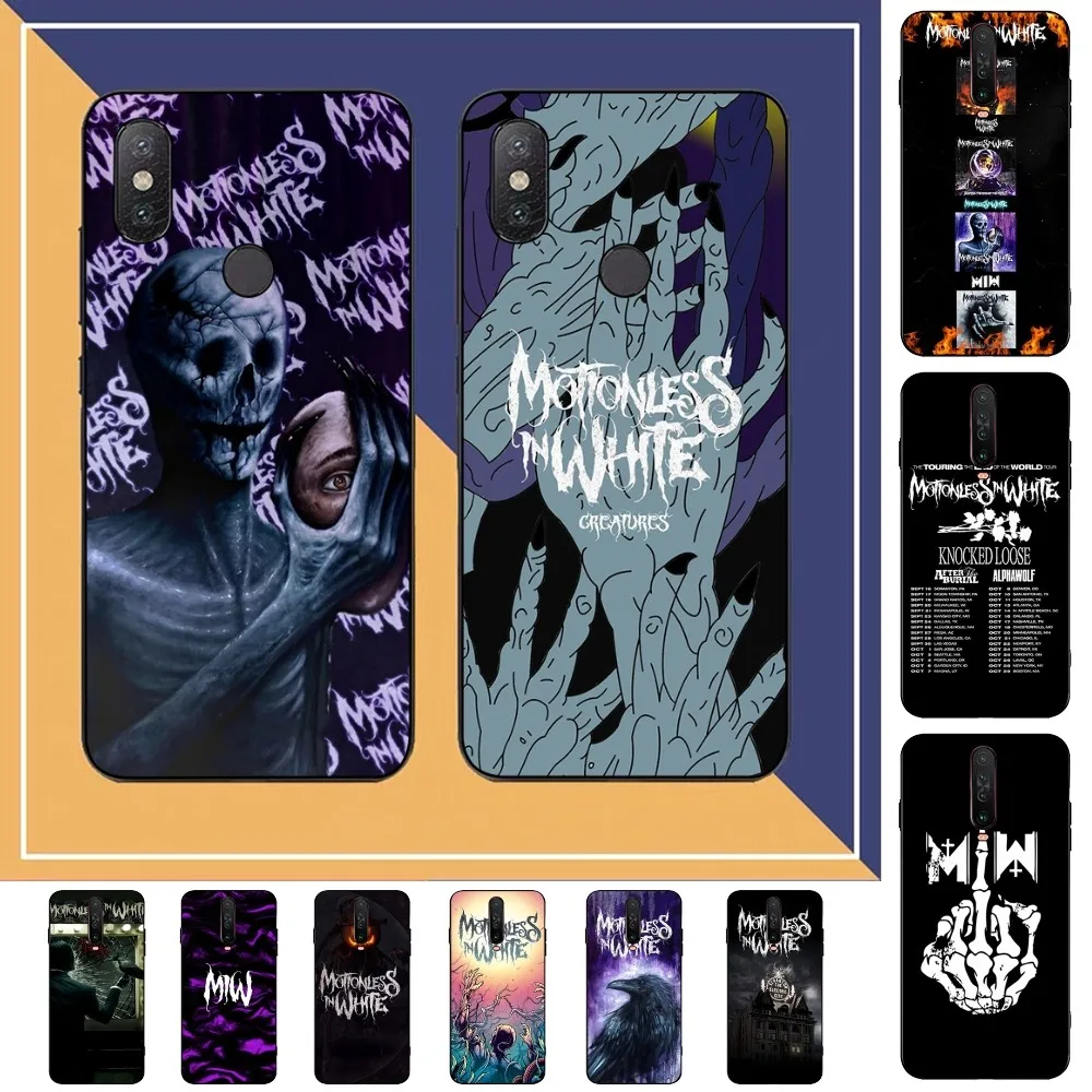 Motionless In White Phone Case For Redmi Note 4 X 5 A 6 7 8 T 9 9S 10 11 11S 11Epro Poco M3 pro