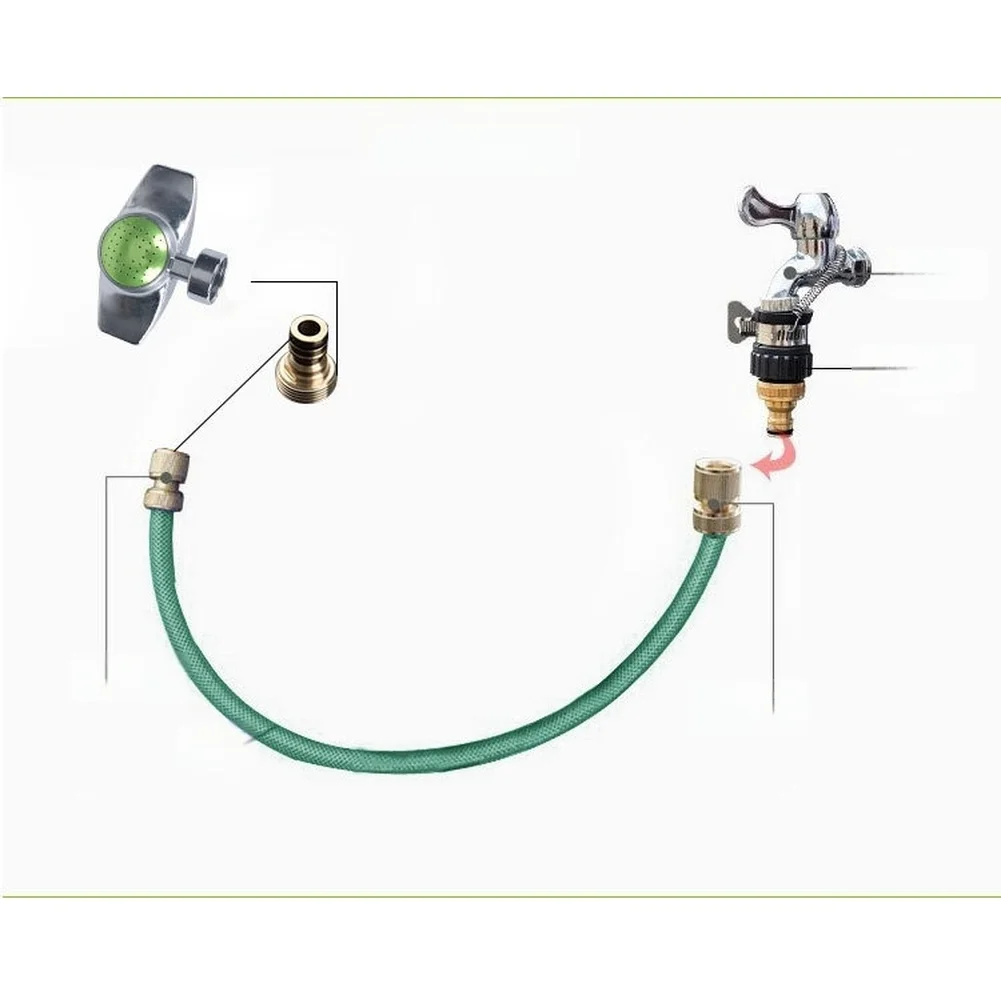 Rotating 360 Degree Watering Nozzle for Lawn and Garden For Irrigation with Balanced Spray Pattern and Hose Compatibility
