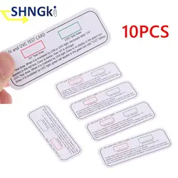 10PCS Light Ultraviolet Sterilization Test Cards UVA UVC Test Cards Light Wavelength Indicator Cards UV test Accessories