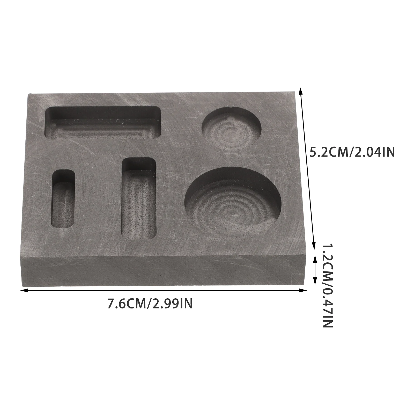 1Set Crucibles Bowl for Melting Metals Gold Silver Brass Ingot Mold Set Portable Wear-Resistant Casting Tool for Jewelry