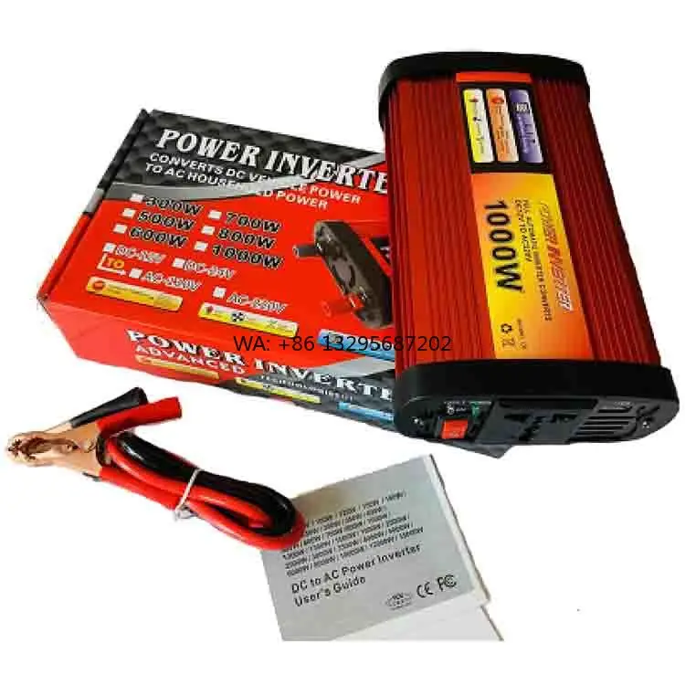 

Manufactory Direct Sell Solar Inverter 1000W 800W 700W 500W 300W Dc to AC Power Inverter Automotive Inverter Solar System