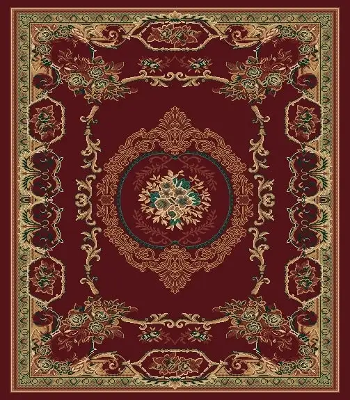 

Восточная окантовка United Weavers, коврик, бордовый, 1'10x3'