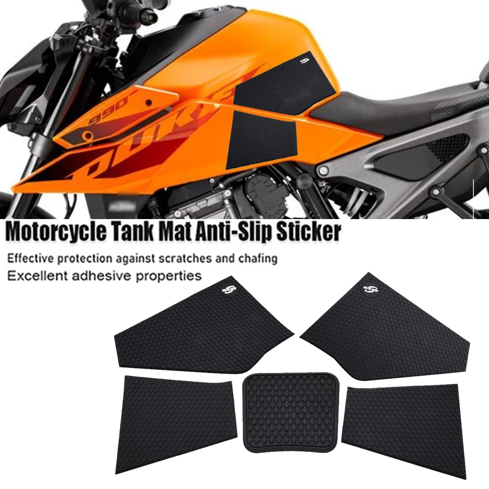 For Duke990 990 Duke 990 Non-Slip Motorcycle Fuel Tank Side Stickers Waterproof Pad  2024 2025 Models