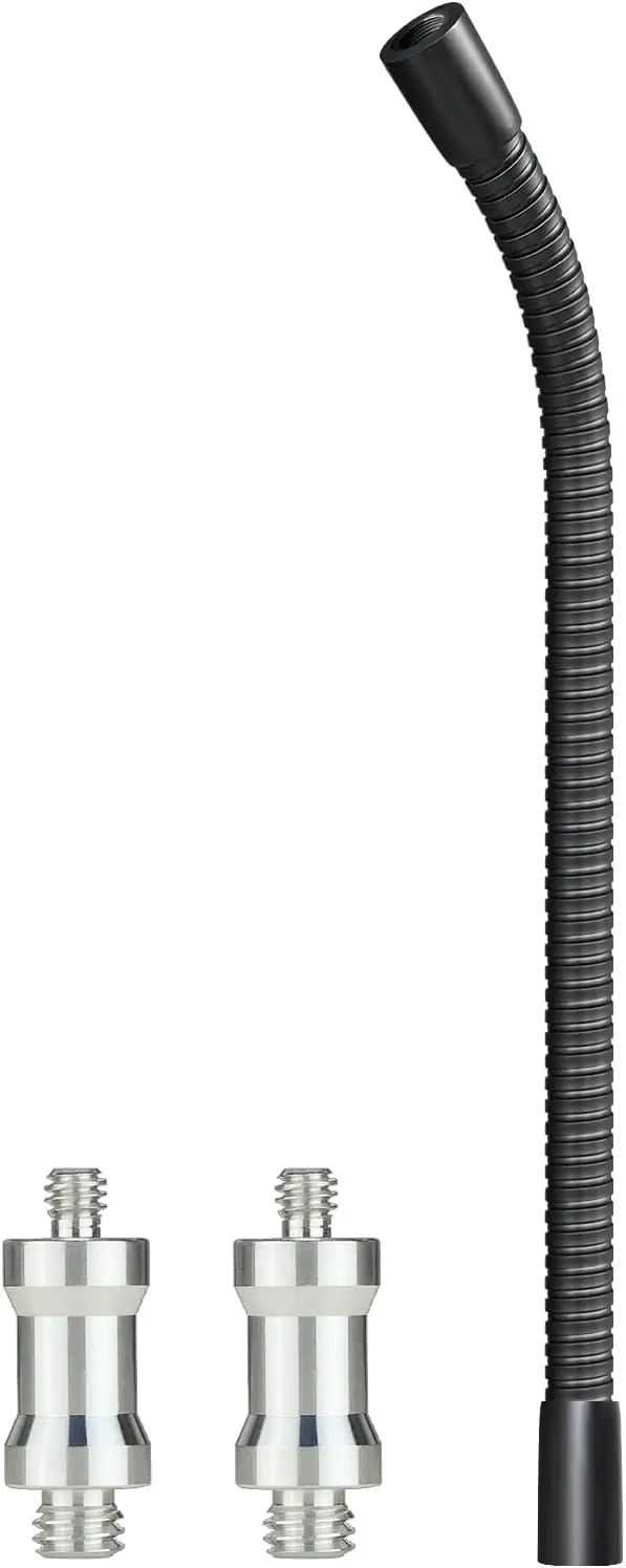 

24" Flexible Gooseneck Arm Extension Tube with 1/4" & 3/8" Threads for Cameras, Mic, Lighting