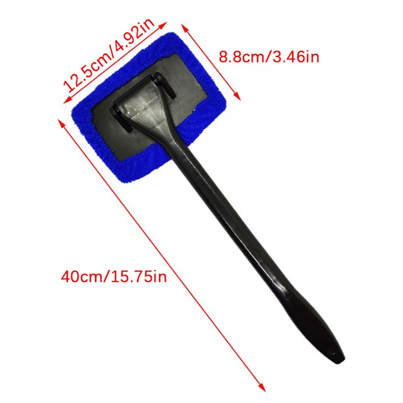 Car Window Cleaner Brush Kit Windshield Cleaning Wash Tool Interior Auto Glass Wiper with Long Handle Car Accessories