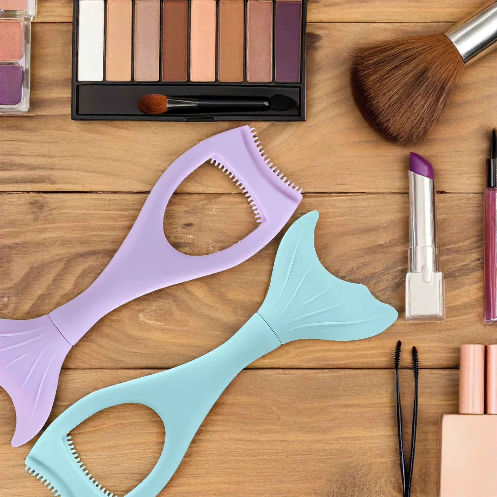 3 pezzi mascara scudo guardia pettine per ciglia strumenti per trucco multifunzionali protezione per ciglia previene sbavature bordo per eyeliner