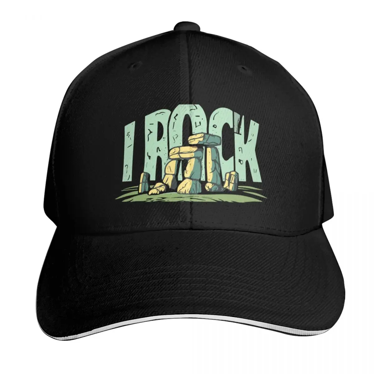 I Rock Stonehenge stones historical Design Baseball Cap Men Women Casual Summer Sport Sun Cap