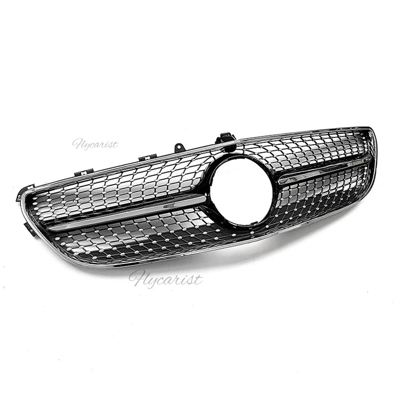 Front Bumper Grille for CLS Mercedes Benz CLS 2016 2017 2018 W218 Silver Diamond