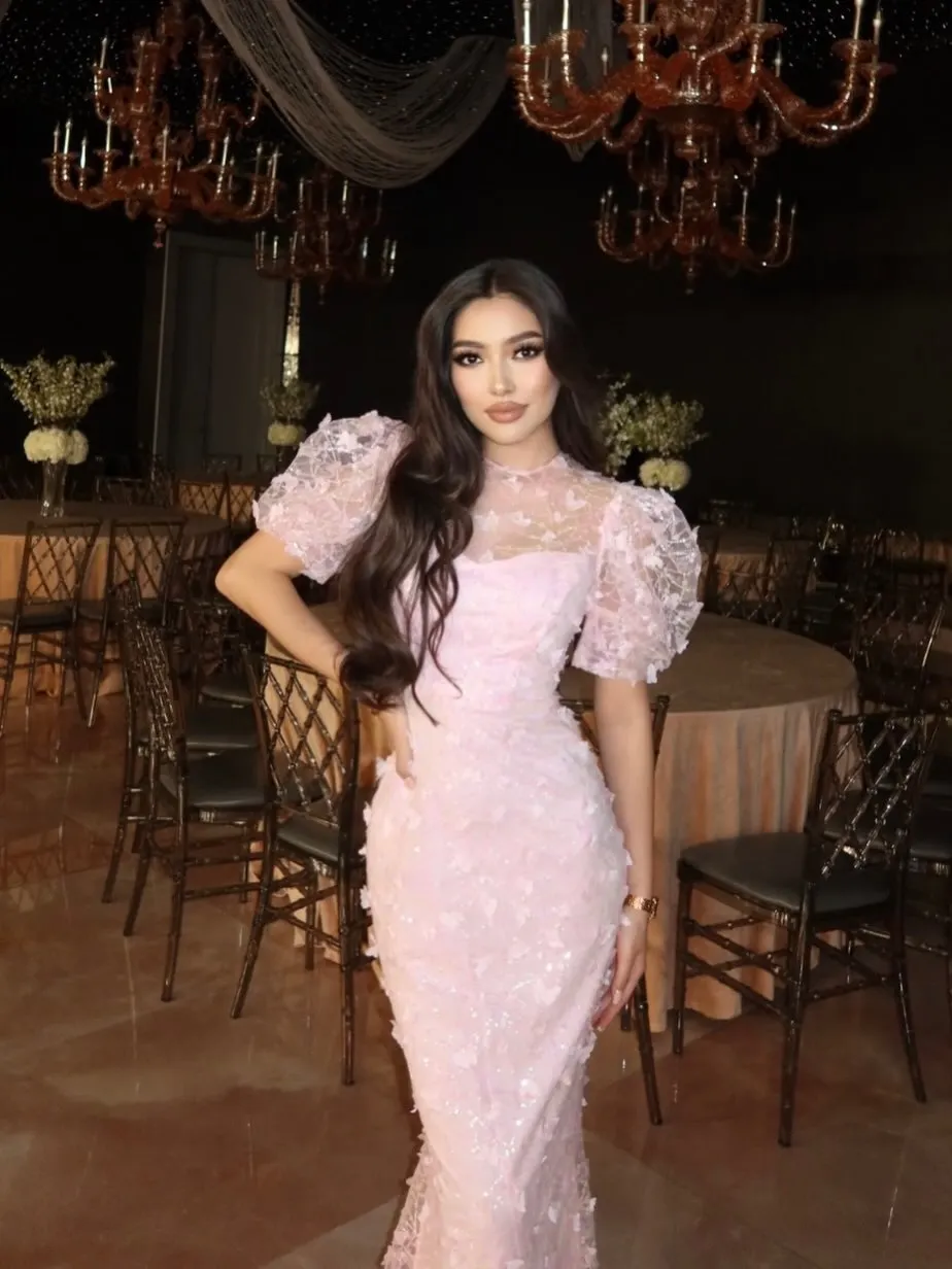 Customized Exquisite Fashion Beading Sequined Mermaid Square Neck Long Dresses Evening Dresses Modern Style Sizes Available Sexy