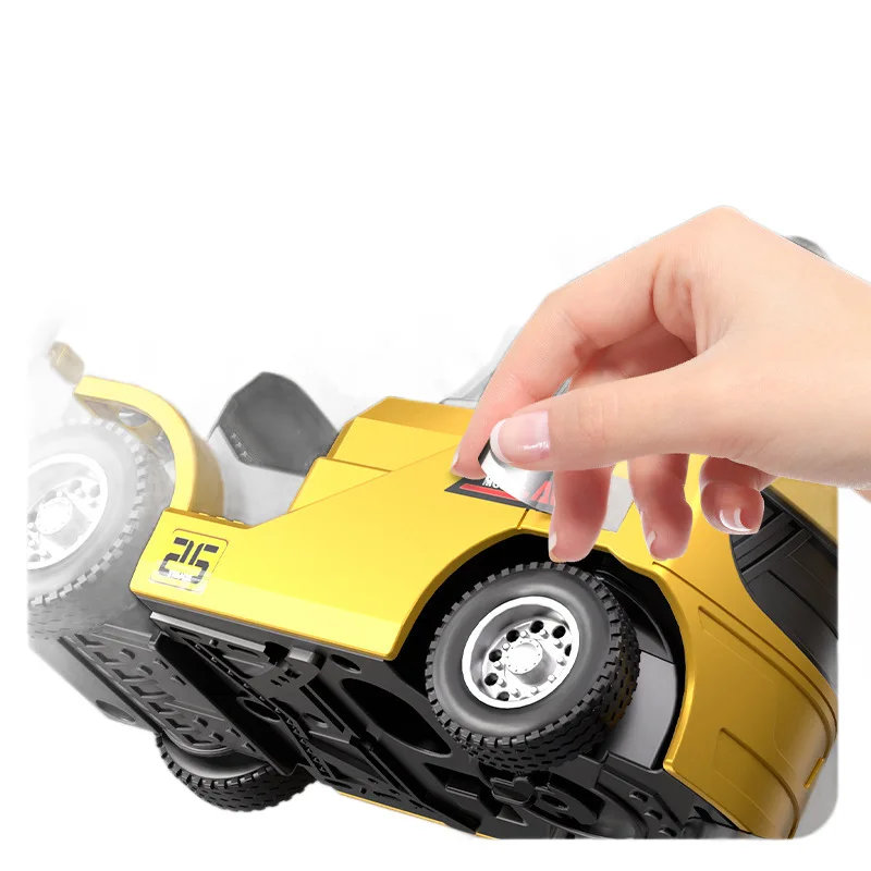 1: 64 بلوتوث سبائك صغيرة رافعة شوكية لودر أطفال بالريموت كنترول Rc التحكم عن بعد نموذج سيارة الديكور سطح المكتب لعبة الصبي هدية الكريسماس