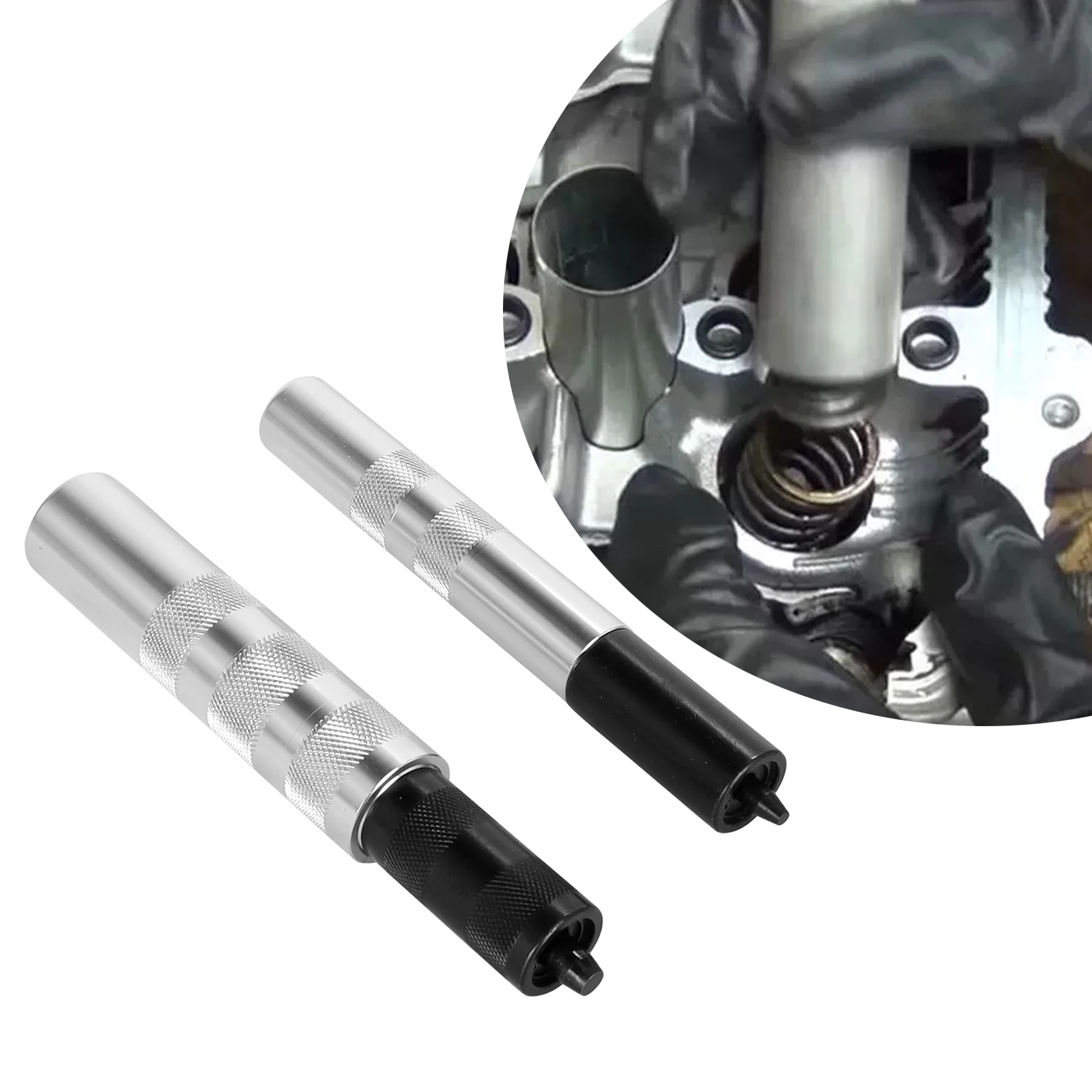 36050 Valve Keeper Remover and Installer Kit Retainer Removal Tool & Valve Spring Compressor For 4.5 to 7.5mm & 5/16