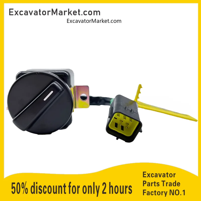 Excavator Excavator Shandong Lingong lg/80/135/150/210/250/300d throttle knob switch controller