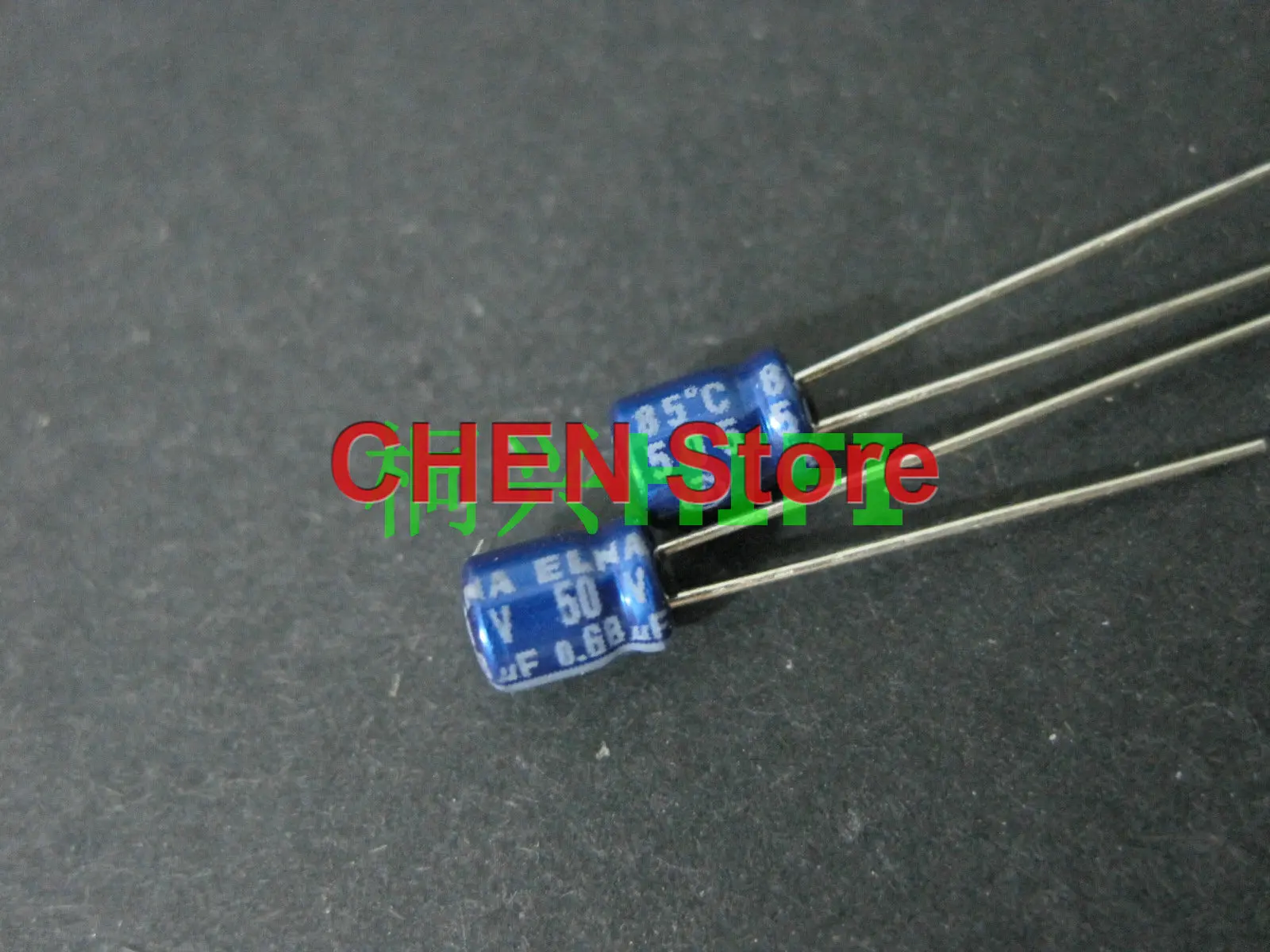 

20PCS/50PCS Malaysia ELNA RC3 50V0.68UF 4X5MM audio electrolytic capacitor 0.68uF/50V blue robe 0.68uf 50v Ultra small volume