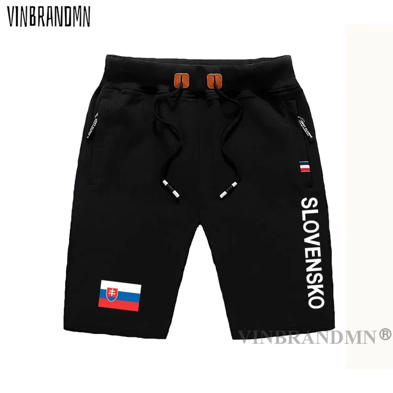 Slovak Republic Slovakia mens shorts beach man men's board shorts flag workout zipper pocket sweat bodybuilding SVK Slovensko