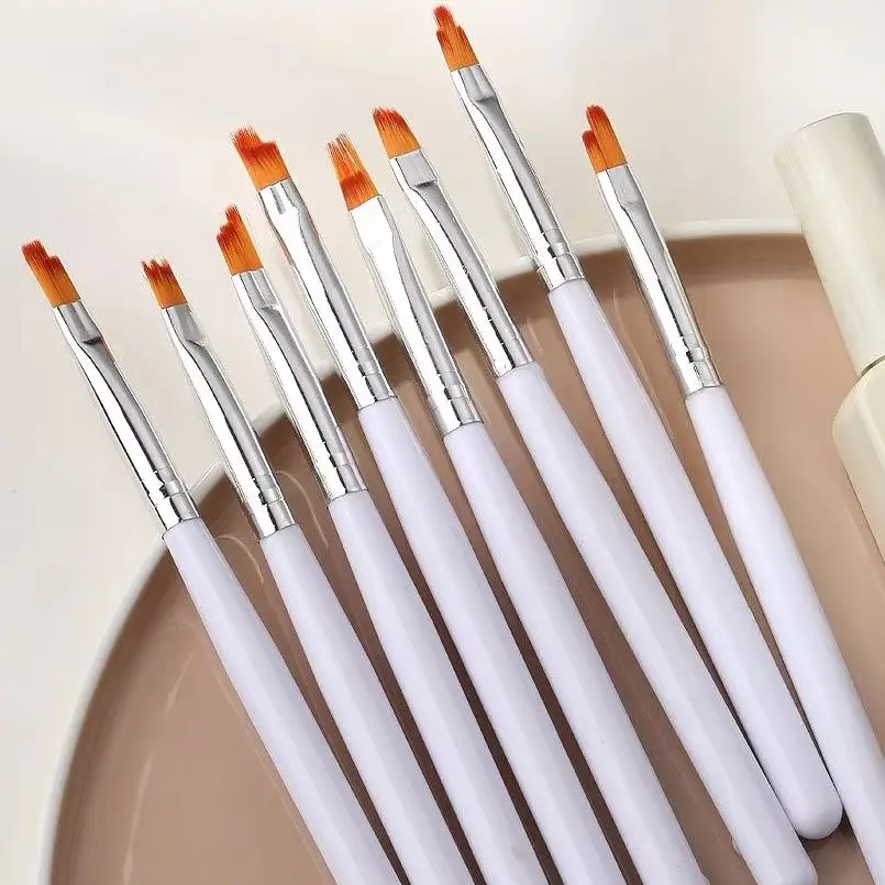 مسمار الفن فرش مجموعة اللوحة العلاج بالضوء المهنية الزهور السكتة الدماغية أنماط البتلة مسمار أدوات الرسم مجموعة أقلام مانيكير بالجملة