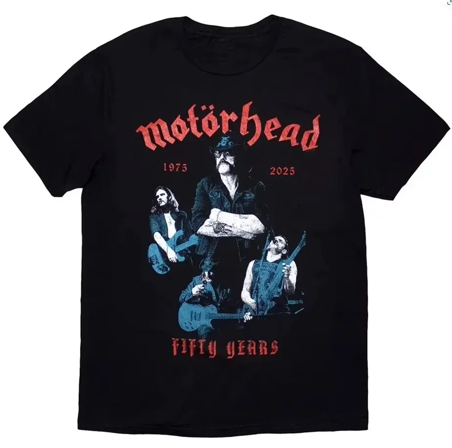 Sommer 2026 Heißes Legendäres Britisches Heavy-Metal-Band Motorhead Themen-Outdoor-Freizeit-Modisches Herren-Kurzarm-T-Shirt – Detail 3